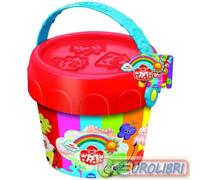 Pasta modellabile DiDo medio - DiDo - secchiello 10 salsicciotti con attrezzi