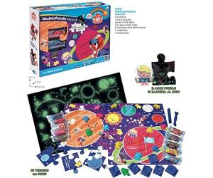 DIDÒ, Set Creativo Pasta per Giocare, Model & Puzzle Galaxy, 53pz