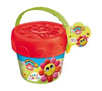 Dido Set Creativo Pasta per Giocare Secchiello Cutie Flower, 13pz