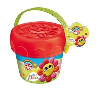 Dido', Set Creativo Pasta per Giocare, Secchiello, Cutie Flower, 13pz