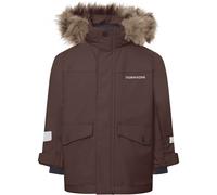 Didriksons Bjärven 5, parka, bambini, marrone 130 Shadow Brown