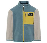Didriksons - Kid's Anten Fullzip - Giacca in pile 110 grigio/turchese