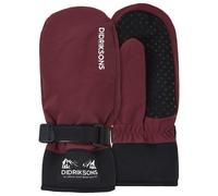 Didriksons - Kid's Lovas Mitten - Guanti 4 rosso/nero