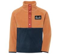 Didriksons - Kid's Monte Half Button - Pullover in pile 100 arancione