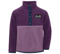 Didriksons - Kid's Monte Half Button - Pullover in pile 130 lilla