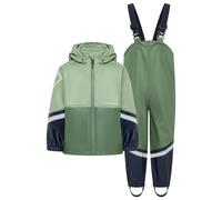 Didriksons - Kid's Waterman Set 12 - Set antipioggia 130 verde