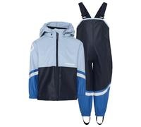 Didriksons - Kid's Waterman Set 12 - Set antipioggia 140 blu