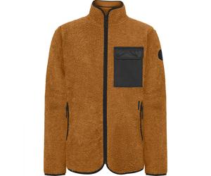 Didriksons Peter 3, giacca in pile, uomo, spice brown XXL(56) Spice Brown