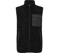 Didriksons Rasmus 2, gilet in pile, uomo, nero M(50) Black
