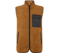 Didriksons Rasmus 2, gilet in pile, uomo, spice brown L(52) Spice Brown