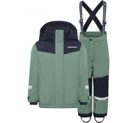 Didriksons Skare 2, completo da sci, bambini, verde 130 Dark Moss