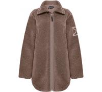 Didriksons Umi, cappotto in pile, donna, marrone 48(4XL) Bark