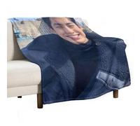 DIDUOMAN Dylan Wang - Coperta in flanella per letto con attore cinese, in pile leggero, per tutte le stagioni, 76,2 x 101,6 cm