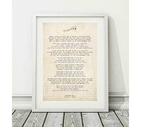 Didymus Co Guns n' Roses - November Rain - Song Lyric Art Poster Stampa (senza cornice) - Dimensioni A4 A3 (A4)