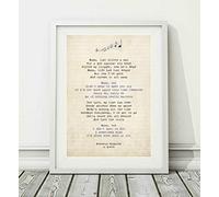 Didymus Co Poster con testo della canzone Queen Bohemian Rhapsody (v.2), senza cornice, formato A4 (29,7 x 21 cm) e A3 (42 x 29,7 cm) (A4)