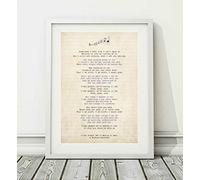 Didymus Co Richard Ashcroft - C'Mon People (We 're Making It Now) - Stampa artistica canzone Lyric (senza cornice) - Dimensioni A4 (29,7 x 21 cm) e A3 (42 x 29,7 cm) (A3)