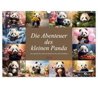 Die Abenteuer des kleinen Panda (Wandkalender 2026 DIN A3 quer), CALVENDO Monatskalender: Inspirierende Bilder eines kleinen Pandas für jeden Tag des Jahres