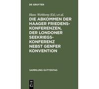 Die Abkommen Der Haager Friedenskonferenzen, Der Londoner See (Copertina rigida)