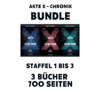 Die Akte X-Chronik - Das Bundle mit Band 1 bis 3: 3 Bücher, 700 Seiten, alles Wissenswerte zu Staffel 1 bis 3 von "Akte X"