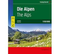 Die Alpen, Straßenatlas 1:150.000, freytag & berndt: Autoatlas mit Spiralbindung