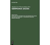 Die Bistümer Der Kirchenprovinz Mainz. Das Bistum Augsburg 1. (Copertina rigida)