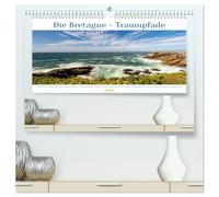 Die Bretagne - Traumpfade (hochwertiger Premium Wandkalender 2026 DIN A2 quer), Kunstdruck in Hochglanz: Entdecken Sie die Schönheit der Bretagne