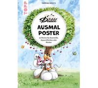Die bunte Welt von DIDDL und seinen Freunden - 30 Ausmalposter: Für Aquarellfarben, Marker oder Buntstifte geeignet