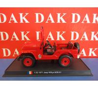 Die cast 1/32 Modellino Auto Pompieri Willys Jeep M38 A1 France 1971