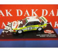 Die cast 1/43 Modellino Auto Audi Quattro Sport Rally Monte Carlo 1985 W. Rohrl