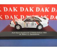 Die cast 1/43 Modellino Auto Audi Sport Quattro 3 Stadte Rally 1984 W. Rohrl