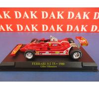 Die cast 1/43 Modellino Auto F1 Ferrari 312 T5 1980 G. Villeneuve blister