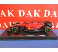 Die cast 1/43 Modellino Auto F1 Ferrari F1-75 2022 C. LeClerc by Burago