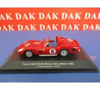 Die cast 1/43 Modellino Auto Ferrari 330TRi 24H Le Mans 1962 O. Gendebien by Ixo
