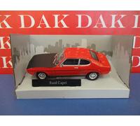 Die cast 1/43 Modellino Auto Ford Capri MKI rossa e nera by Cararama