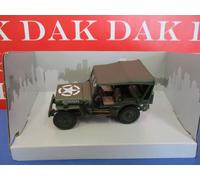Die cast 1/43 Modellino Auto Jeep Willys 4x4 with Soft Top by Cararama