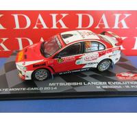 Die cast 1/43 Modellino Auto Mitsubishi Lancer EVO X Monte Carlo 2014 M. Rendina