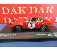 Die cast 1/43 Modellino Auto Porsche 911 S N31 Rally Monte Carlo 1969 Larrousse