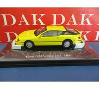Die cast 1/43 Modellino Auto Renault Alpine GTA Version USA 1986
