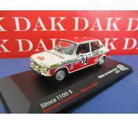 Die cast 1/43 Modellino Auto Simca 1100 S Rally Monte Carlo 1972 B. Fiorentino
