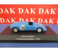 Die cast 1/43 Modellino Auto Simca Gordini N39 24H Le Mans 1939 A. Gordini