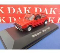 Die cast 1/43 Modellino Auto Volkswagen Golf GTI 1978 rosso