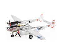 Die Cast 1 72 Per L'esercito Americano JET P-38 Modello Di Aereo In Lega Metallica Giocattolo Artigianato Da Collezione Kit di gioco per Hobby