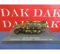 Die cast 1/72 Tank Sd.Kfz. 251/1 Ausf.D 12 SS Pz.Div. Hitlerjugend Falaise 1944