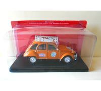DIE CAST CITROEN 2CV 6 RAID AFRIQUE 1973 SCALA 1/24