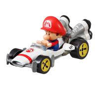 Die Cast Hotwheels Mario Kart Baby Mario B-Dasher (2020 Toty Winner)