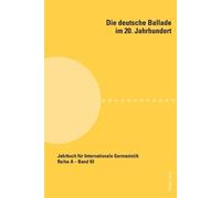 Die Deutsche Ballade Im 20. Jahrhundert (Tascabile)