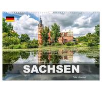 Die deutschen Bundesländer - Sachsen (Wandkalender 2026 DIN A3 quer), CALVENDO Monatskalender: Entdecken Sie in 12 Monaten das wunderbare Bundesland Sachsen im Osten der Republik.