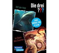 Die drei ???: Doppelband - Enthält die Bände: Die drei ??? und das Riff der Haie / Im Bann des Drachen: Zwei spannende Fälle für die drei ???