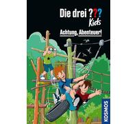 Die drei ??? Kids Achtung, Abenteuer!: Spannender Kinderkrimi im Taschenbuch ab 8 Jahren mit Justus, Peter und Bob - clevere Detektivgeschichten voller Rätsel und Abenteuer