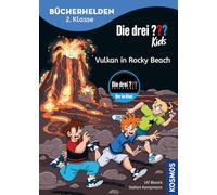Die drei ??? Kids, Bücherhelden 2. Klasse, Vulkan in Rocky Beach: Gut lesen können - spannende Detektivgeschichten mit Justus, Peter und Bob - Kinderbuch für Erstleser ab 7 Jahren